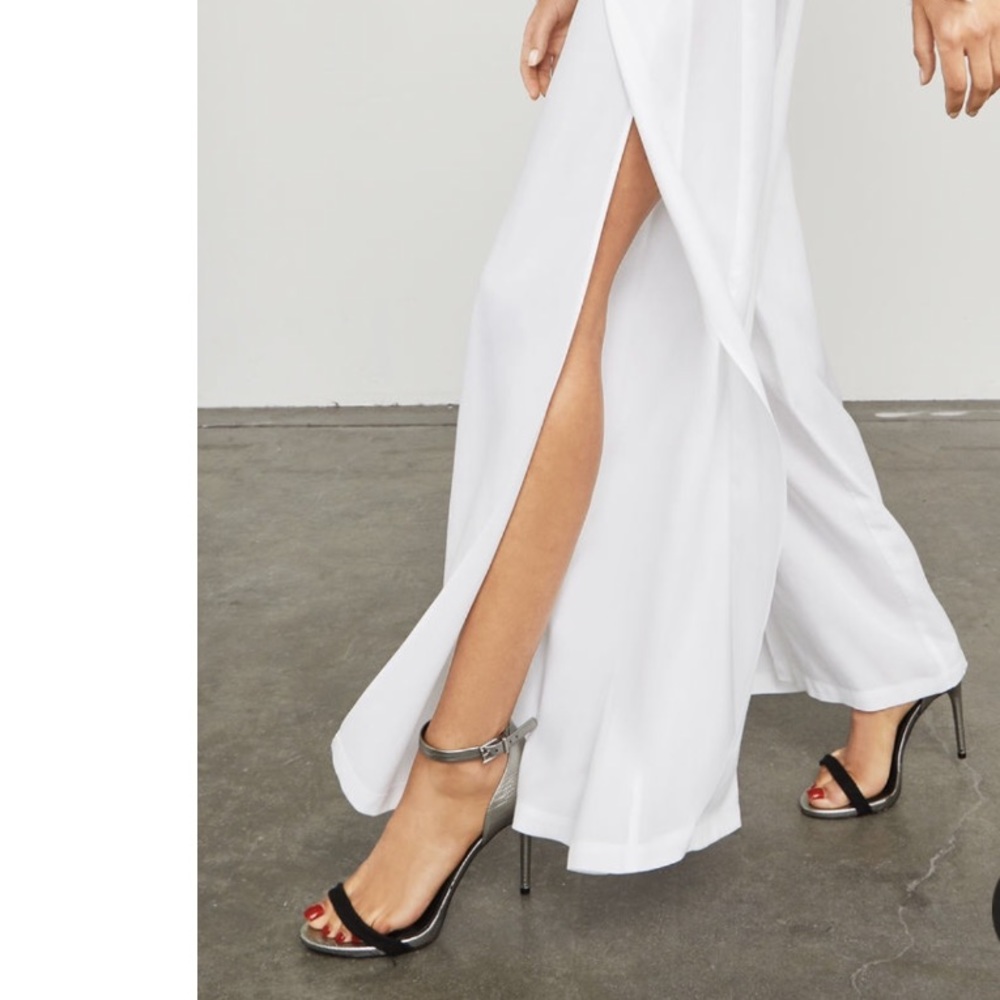BCBG Wide Leg Slit Pant - NEW WITH TAGS